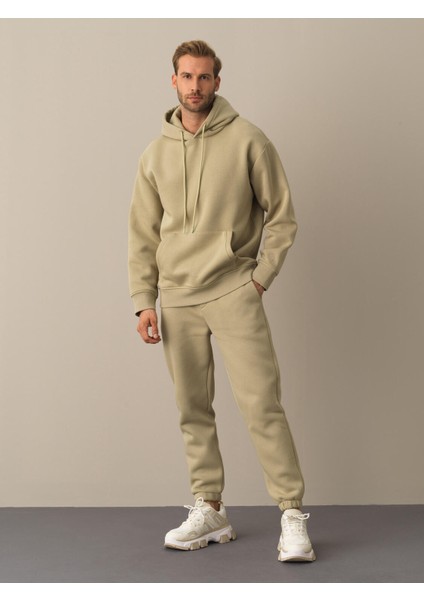 Erkek Yeşil Oversize Basic Sweatshirt fiyatları