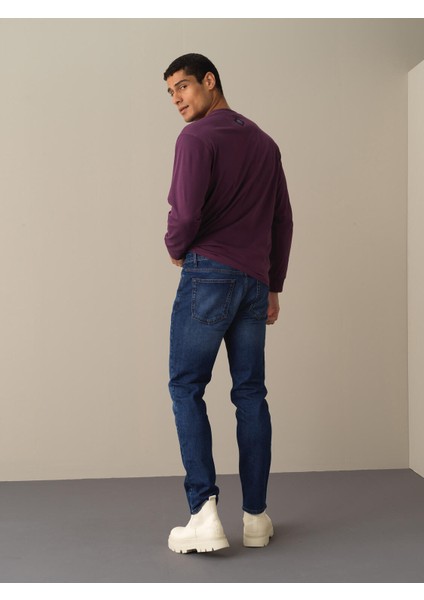 Pamuklu Slim Fit Denim Pantolon