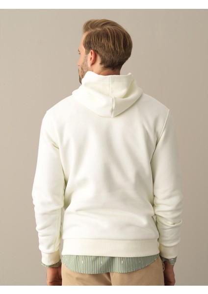 Erkek Ekru Regular Fit Sweatshirt fırsatları
