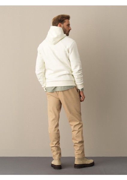 Erkek Ekru Regular Fit Sweatshirt indirimleri