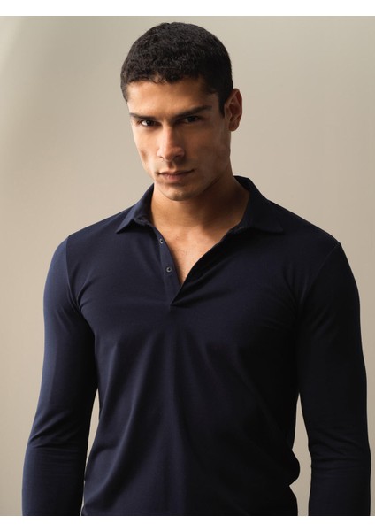 Erkek Lacivert Slim Fit Modal Basic Tişört fiyatları