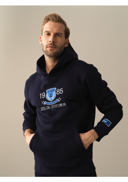 Erkek Lacivert Regular Fit Sweatshirt fiyatları