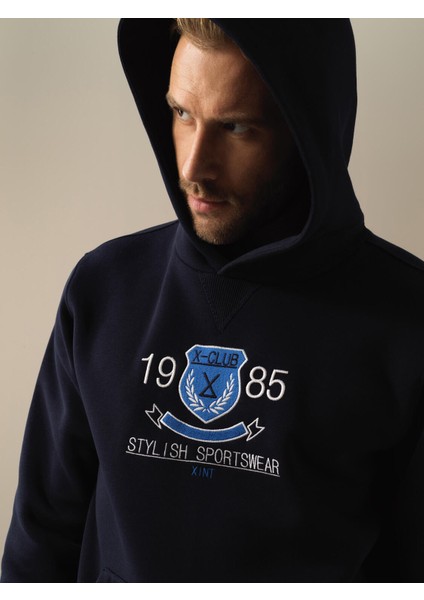 Erkek Lacivert Regular Fit Sweatshirt modelleri