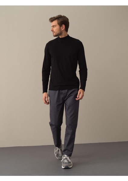 Erkek Siyah Slim Fit Modal Basic Tişört fiyatları