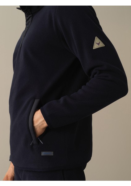 Erkek Lacivert Regular Fit Polar Sweatshirt modelleri