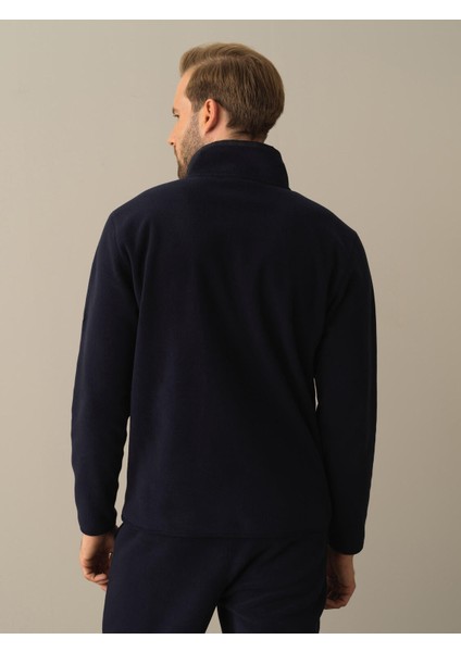 Erkek Lacivert Regular Fit Polar Sweatshirt indirimleri