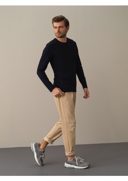 Erkek Lacivert Modal Basic Tişört fiyatları