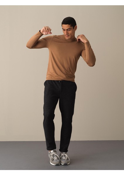 Erkek Camel Slim Fit Modal Basic Tişört fiyatları