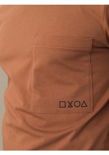 Erkek Camel %100 Pamuk Regular Fit Tişört fiyatları