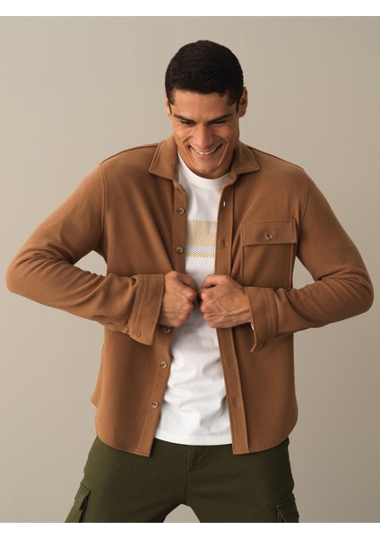 Erkek Camel Fit Cepli Gömlek Ceket fiyatları
