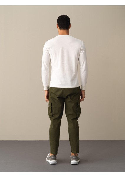 Erkek Beyaz %100 Pamuk Regular Fit Tişört indirimleri