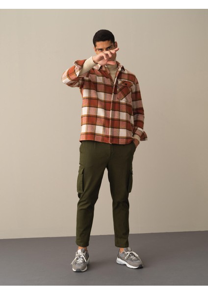 Erkek Camel Oversize Fermuarlı Gömlek Ceket fiyatları