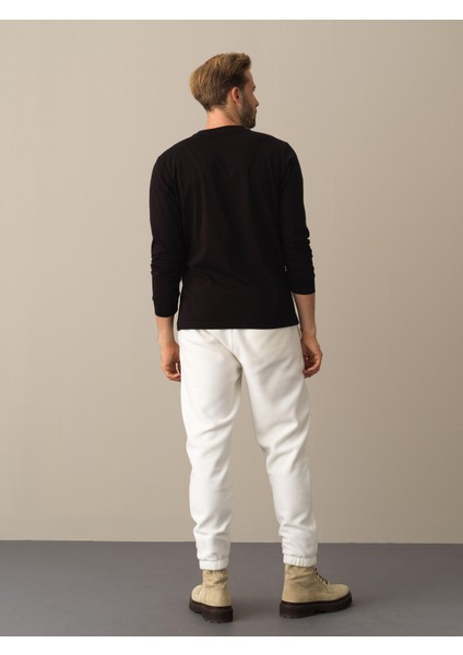 Erkek Siyah %100 Pamuk Regular Fit Tişört indirimleri