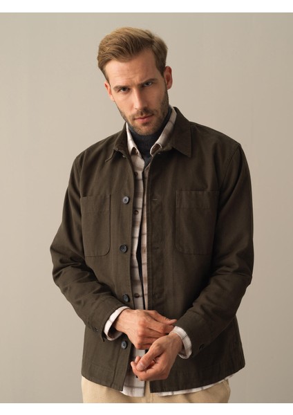 Erkek Camel Regular Fit Gömlek Ceket fiyatları