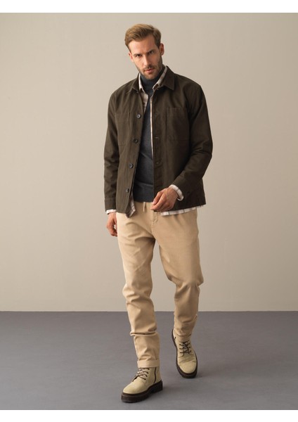 Erkek Camel Regular Fit Gömlek Ceket indirimleri