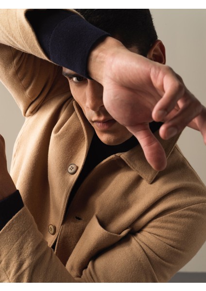 Erkek Bej Regular Fit Cepli Ceket fiyatları