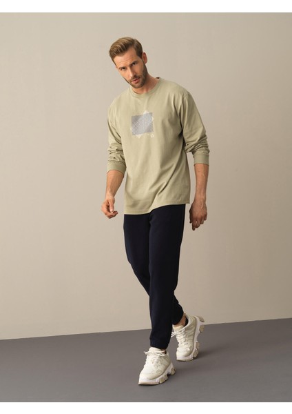 Erkek Yeşil Regular Fit Baskılı Tişört modelleri