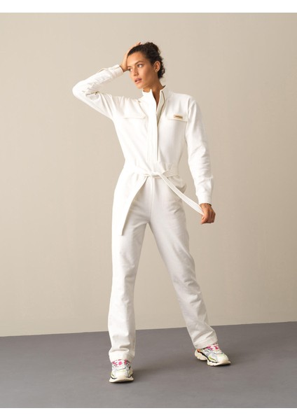 Kadın Beyaz Regular Fit Tulum modelleri