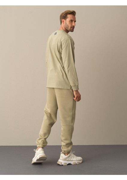 Erkek Yeşil Oversize Baskılı Tişört fırsatları