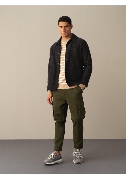 Erkek Antrasit Regular Fit Cepli Ceket fiyatları