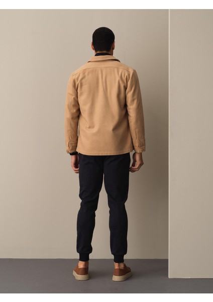 Erkek Bej Regular Fit Cepli Ceket indirimleri