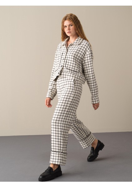 Kadın Beyaz Oversize Tüvit Ceket modelleri