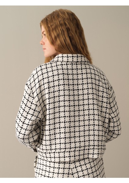 Kadın Beyaz Oversize Tüvit Ceket fırsatları