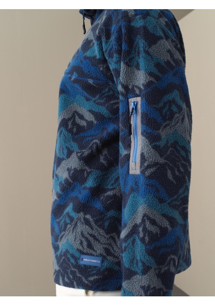 Erkek Lacivert Oversize Polar Sweatshirt fırsatları