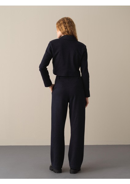 Kadın Lacivert Pamuklu Regular Fit Ceket fırsatları