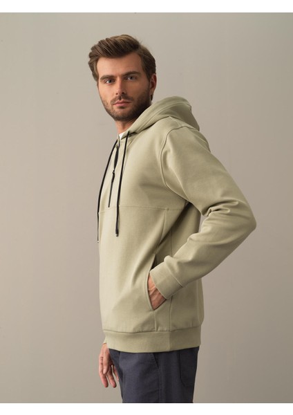 Erkek Yeşil Regular Fit Sweatshirt fırsatları