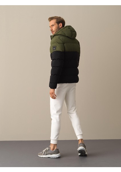 Erkek Siyah Regular Fit Şişme Mont fiyatları