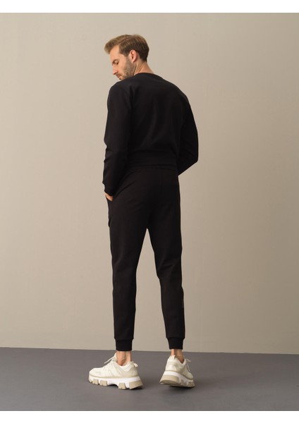 Siyah Pamuklu Jogger Pantolon indirimleri