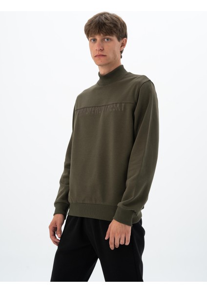 Erkek Regular Fit Balıkçı Yaka Sweatshirt K26254925201