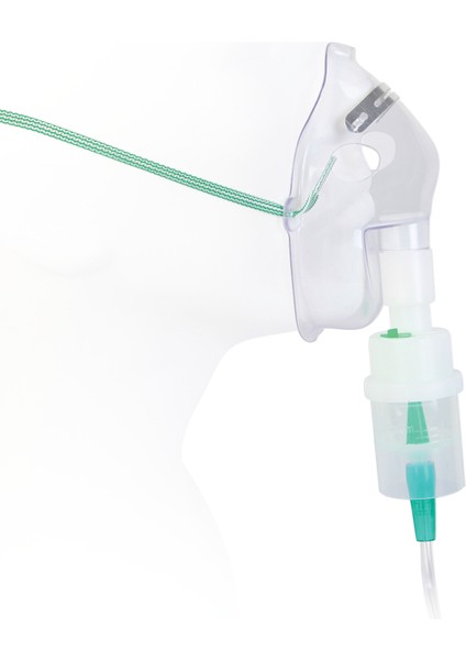 Oksijen Maskesi Hazneli(Nebulizer) Yetişkin ( 125 ) Adet