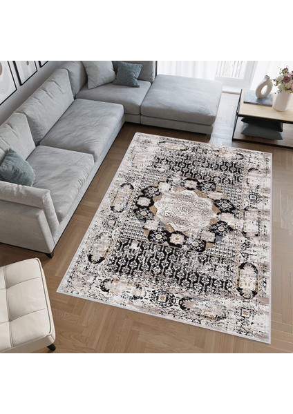 Dijital Baskı Yıkanabilir Kaymaz Taban Salon Halısı RVG0391