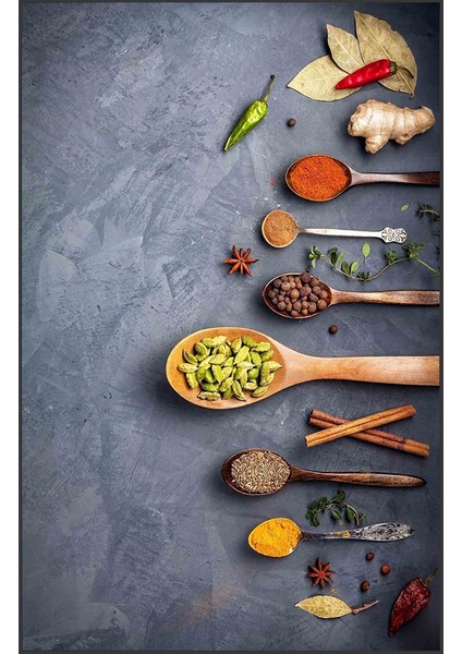 Dijital Baskı Yıkanabilir Kaymaz Taban Mutfak Halısı RVG2057 fiyatları