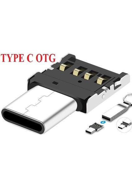 Mavi Ay Bilişim Type C To USB Çevirici Mini Dönüştürücü Adaptör