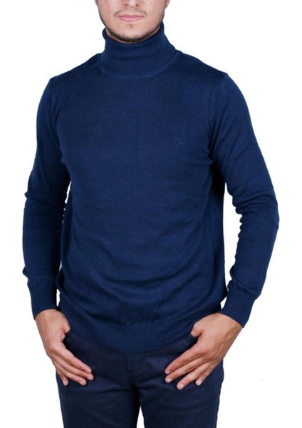 3604 Erkek Basic Tam Balıkçı Yaka Kazak fiyatları