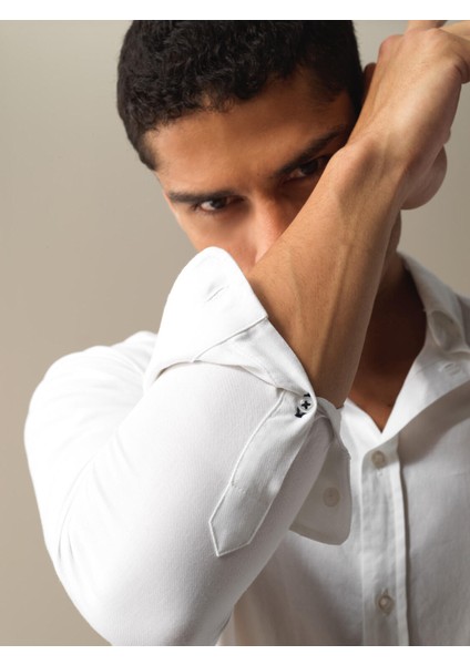 Erkek Beyaz Regular Fit Basic Gömlek fiyatları