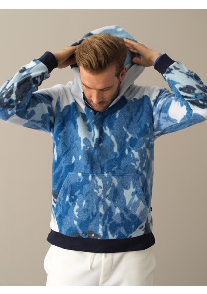 Erkek Mavi Regular Fit Polar Sweatshirt fiyatları