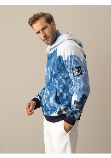 Erkek Mavi Regular Fit Polar Sweatshirt modelleri