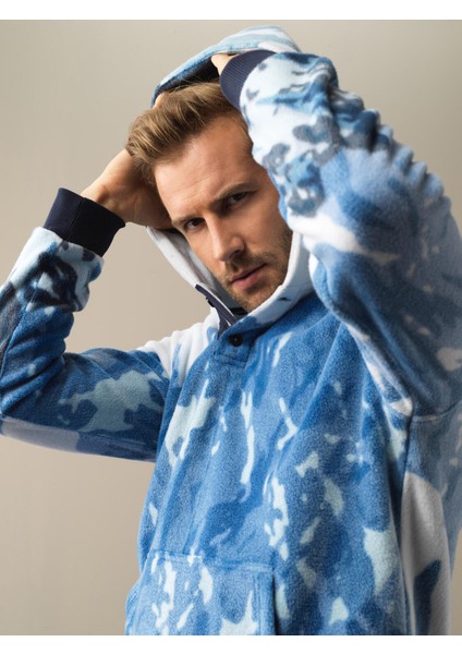 Erkek Mavi Regular Fit Polar Sweatshirt fırsatları