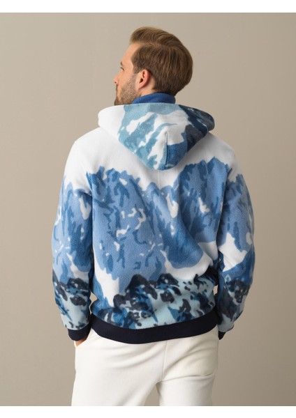 Erkek Mavi Regular Fit Polar Sweatshirt indirimleri