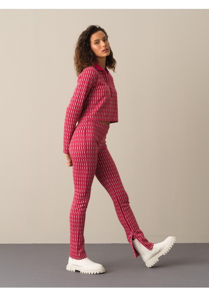 Kadın Fuşya Regular Fit Uzun Kollu Tişört fırsatları