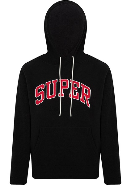 Kapş. Siyah Erkek Sweatshirt