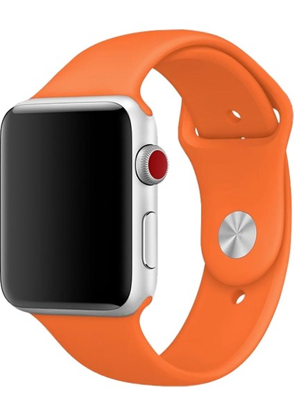 Classic Silikon Apple Watch Kordon 42-44-45-49MM Yavruağzı