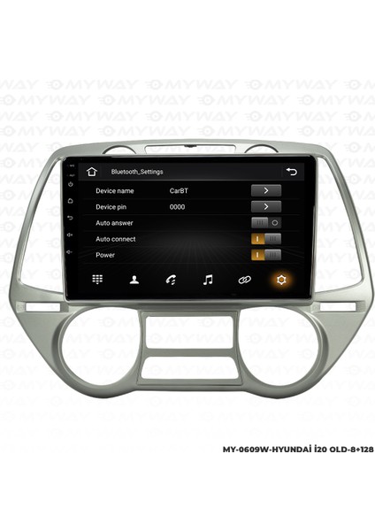 Hyundai I20 Android Carplay Multimedya Navigasyon Ekran Teyp 8GB+128GB fiyatları