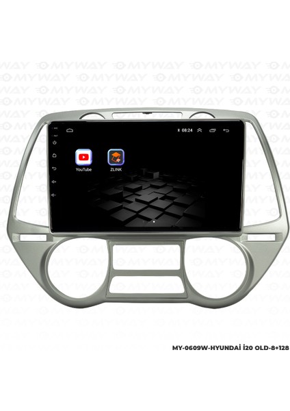 Hyundai I20 Android Carplay Multimedya Navigasyon Ekran Teyp 8GB+128GB modelleri