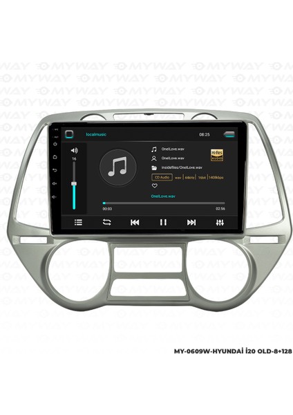 Hyundai I20 Android Carplay Multimedya Navigasyon Ekran Teyp 8GB+128GB indirimleri