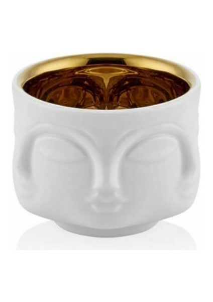 Havelka Gold Detaylı Kucuk Boy Dekoratıf 8.3x8.3x5.6 cm